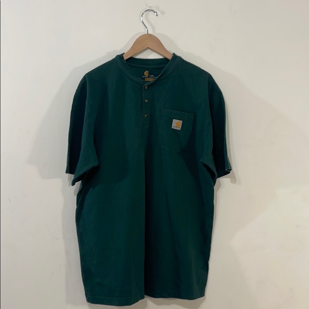 Vintage Carhartt Natural Wear Henley Shirt